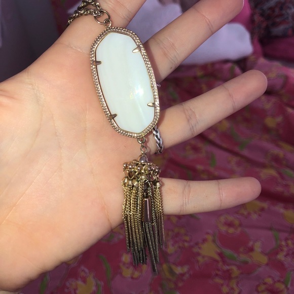 Kendra Scott Jewelry - Kendra scott White pearl necklace tassel SOLD